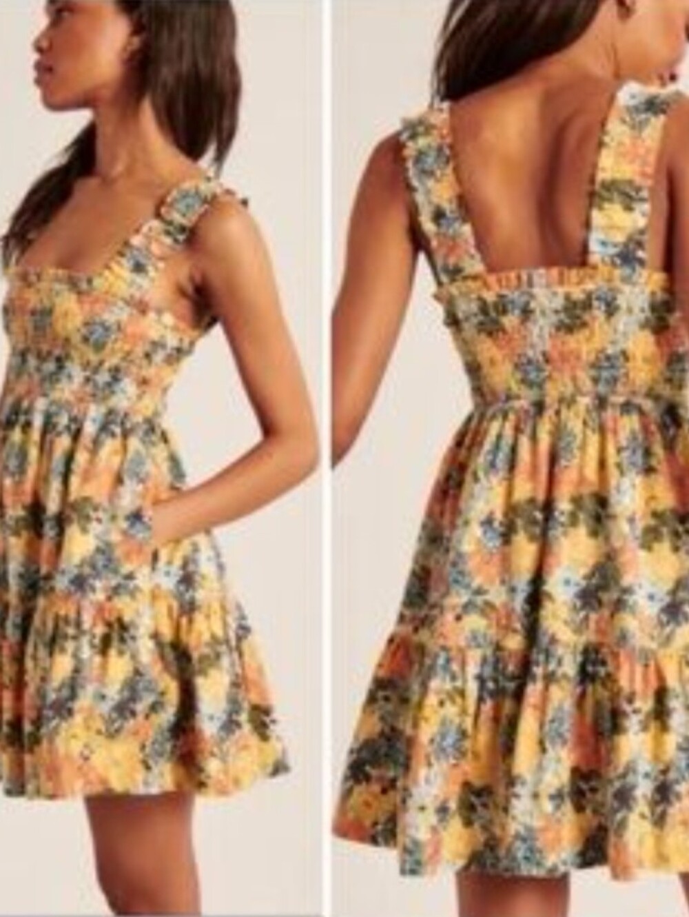 Abercrombie & Fitch Smocked Babydoll Dress, SP